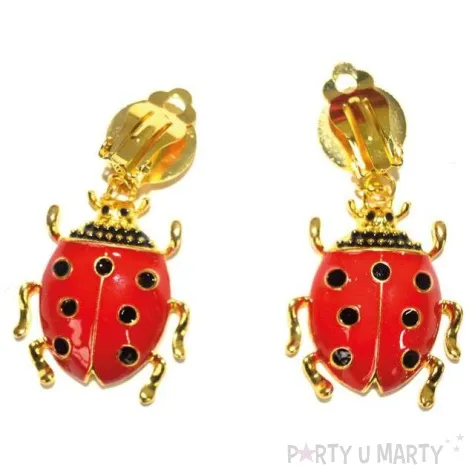 kolczyki biedronki funny fashion