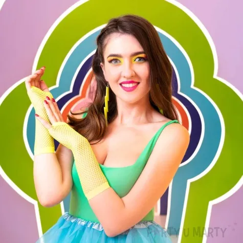 kolczyki blyskawice classic zolty 30x120 mm