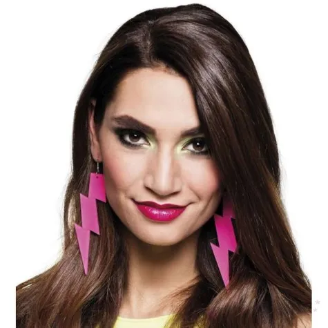 kolczyki blyskawice rozowe boland