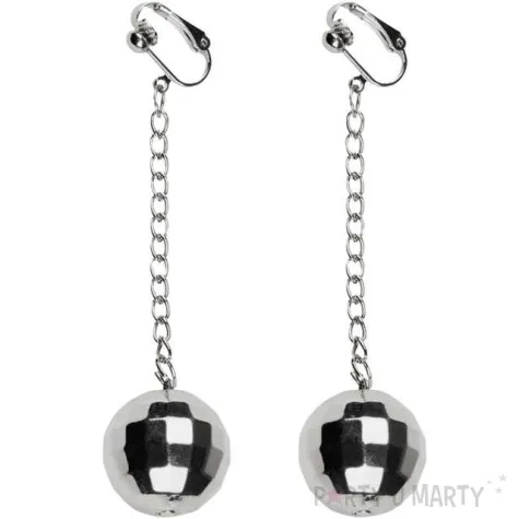 kolczyki dyskotekowe kule boland