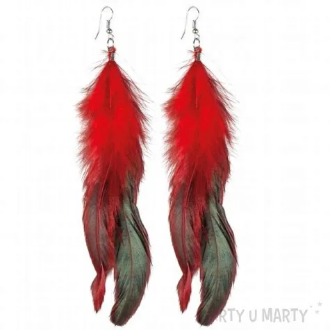 kolczyki indianka piorka boland