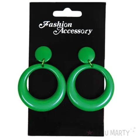 kolczyki kolka flamenco zielone fyasa