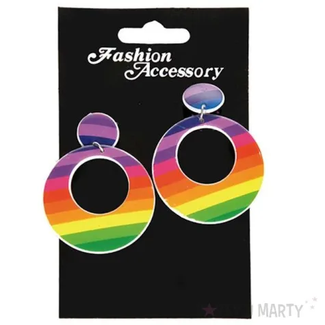 kolczyki kolka teczowe fyasa