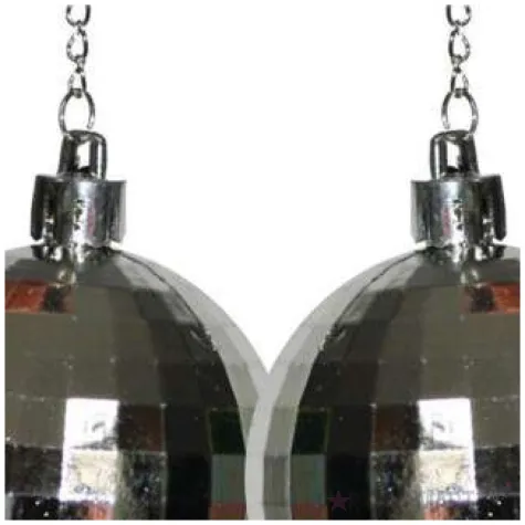 kolczyki kule disco funny fashion