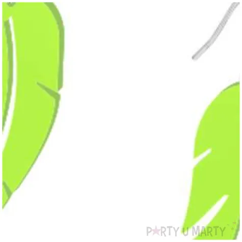 kolczyki piorka neonowe zielone 25x55 mm