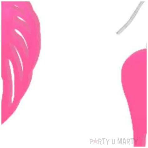 kolczyki skrzydla neonowe rozowe 25x55 mm