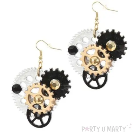 kolczyki steampunk fries