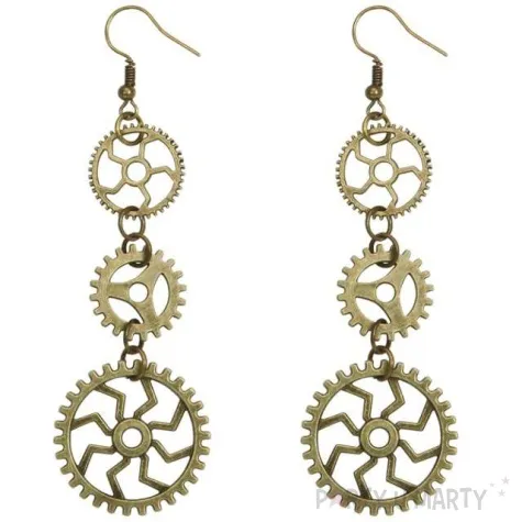 kolczyki steampunk zebatki widmann