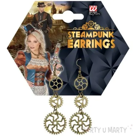 kolczyki steampunk zebatki widmann