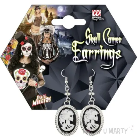 kolczyki szkielet damy widmann