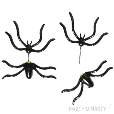 kolczyki tarantula czarne widmann