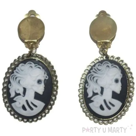 kolczyki zjawa halloween funnyfashion 4 cm