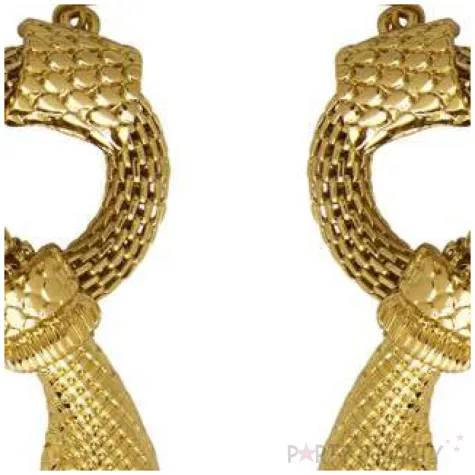 kolczyki zlote weze z oczami widmann