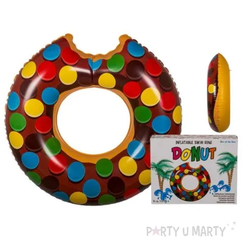 kolo do plywania nadgryziony donut xl mix ootb 119cm