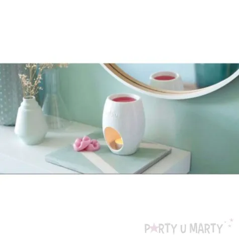 kominek ceramiczny creations aromatic bialy owal bolsius