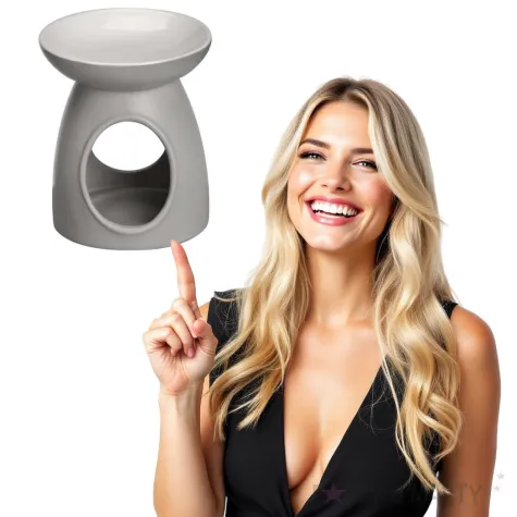 kominek ceramiczny creations basic szary bolsius