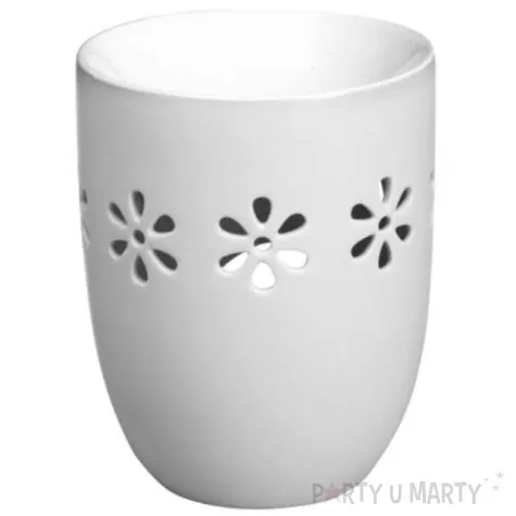 kominek ceramiczny creations oval bialy bolsius 114 97 mm