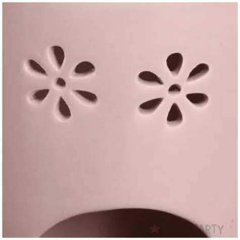 kominek ceramiczny creations oval rozowy jasny bolsius