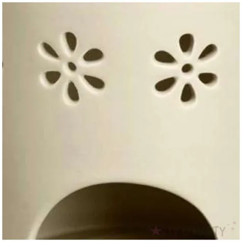 kominek ceramiczny creations round kremowy bolsius