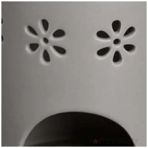 kominek ceramiczny creations round szary jasny bolsius