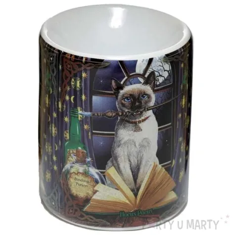 kominek ceramiczny do olejkow kot czarownik puckator