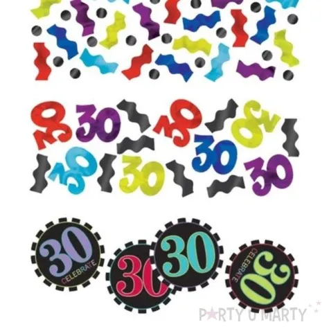 konfetti 30 chevron amscan 34 g