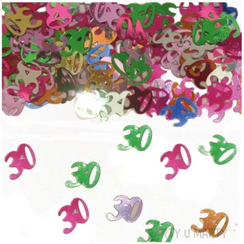 konfetti 30 kolorowe mix folat 14g