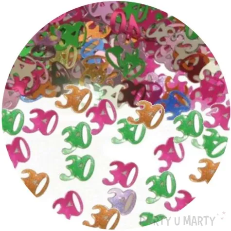 konfetti 30 kolorowe mix folat 14g