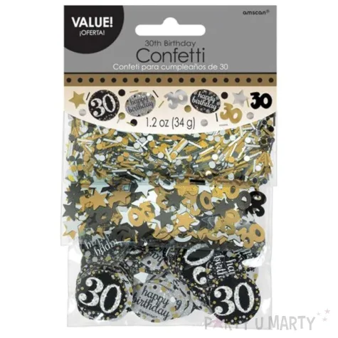 konfetti 30 sparkling celebrations gold amscan 34 g