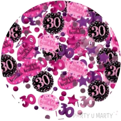 konfetti 30 urodziny sparkling celebrations pink amscan 34 g