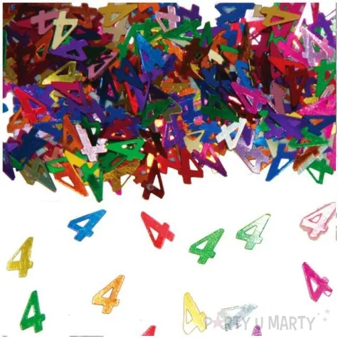 konfetti 4 kolorowe mix folat 14g