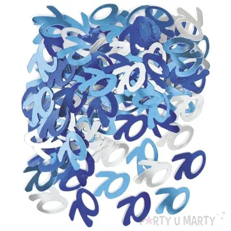 konfetti 70 niebieskie unique 14g