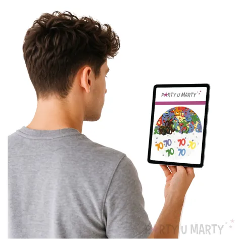 konfetti 70 urodziny mix amscan 14g