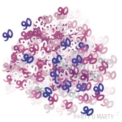konfetti 90 rozowo srebrne unique 14g