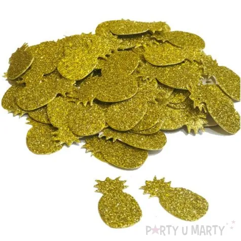 konfetti ananas brokatowy zlote godan 18 g