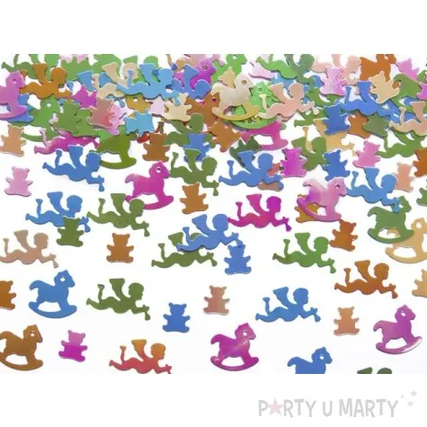 konfetti aniolki koniki na biegunach partydeco 15 g