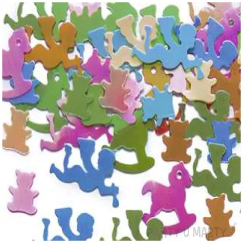 konfetti aniolki koniki na biegunach partydeco 15 g