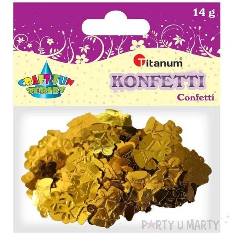 konfetti aniolki zlote titanum 14 g