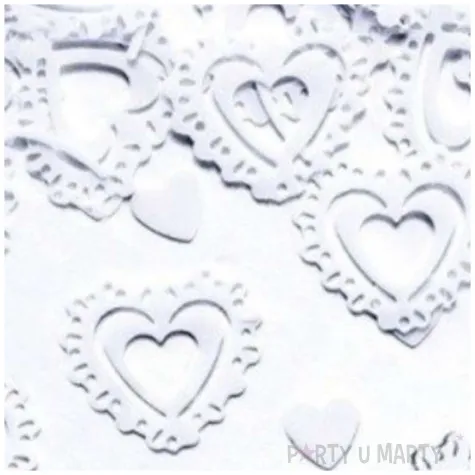 konfetti biale serca 15 g 1 op