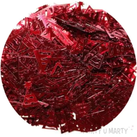 konfetti czapeczki czerwone titanum 14 g