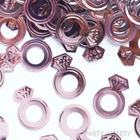 konfetti diamentowy wieczor panienski rose gold partypal 15 g