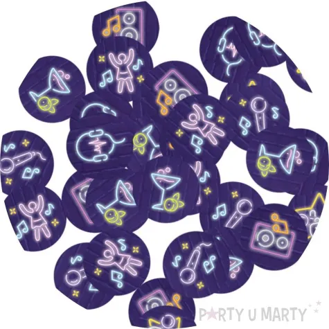 konfetti disco neon congee 36 szt