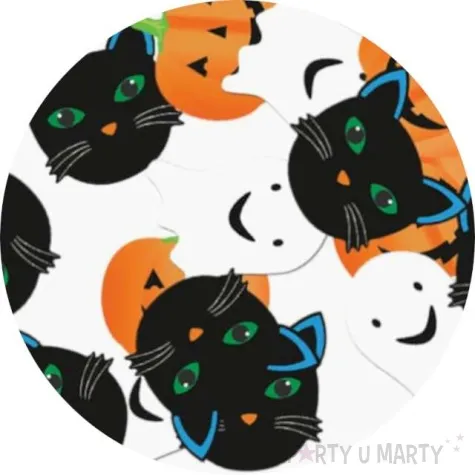 konfetti duch kot dynia halloween congee 30 szt