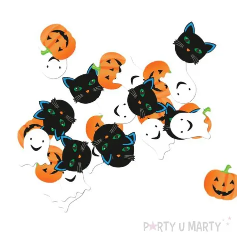 konfetti duch kot dynia halloween congee 30 szt