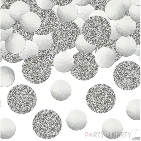 konfetti elegant bliss srebrne brokatowe 6g