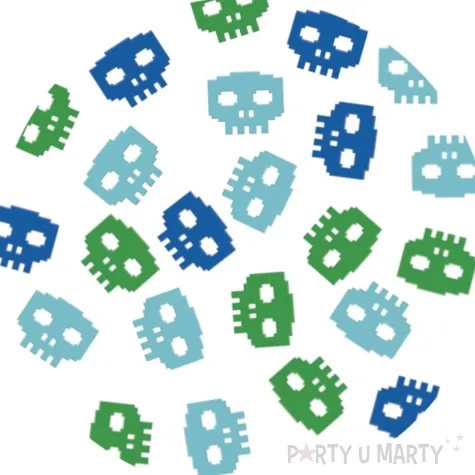 konfetti gamer piksel czaszki unique 57 g