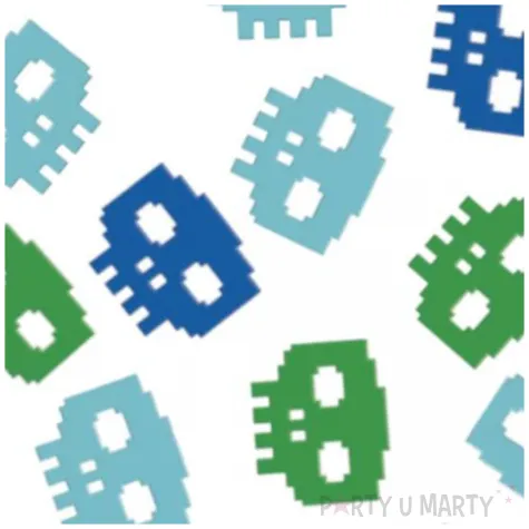 konfetti gamer piksel czaszki unique 57 g