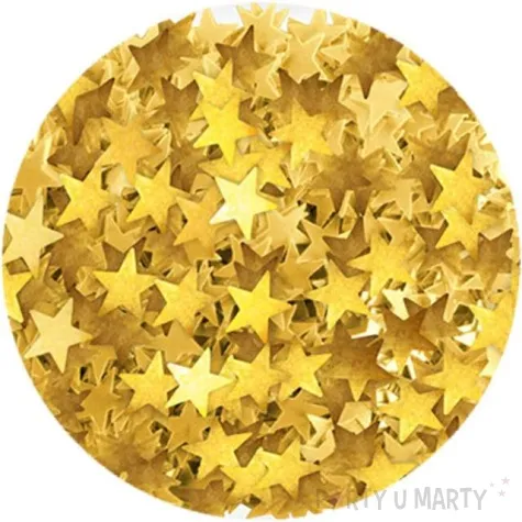 konfetti gwiazdki craft zlote titanum 30 g