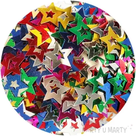 konfetti gwiazdki grube wielokolorowe titanum 14 g