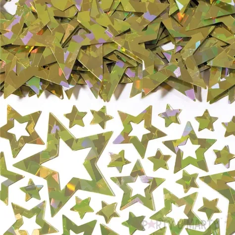 konfetti gwiazdki zloty amscan 14 g